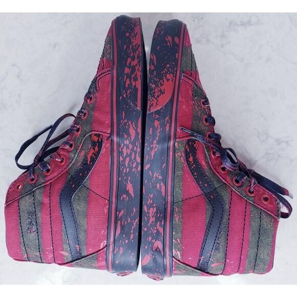 VANS A Nightmare on Elm Street Unisex Hi-Top Sneakers Size Men's 7/Women's 8.5 - Picture 11 of 15